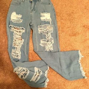 Distressed Jeans